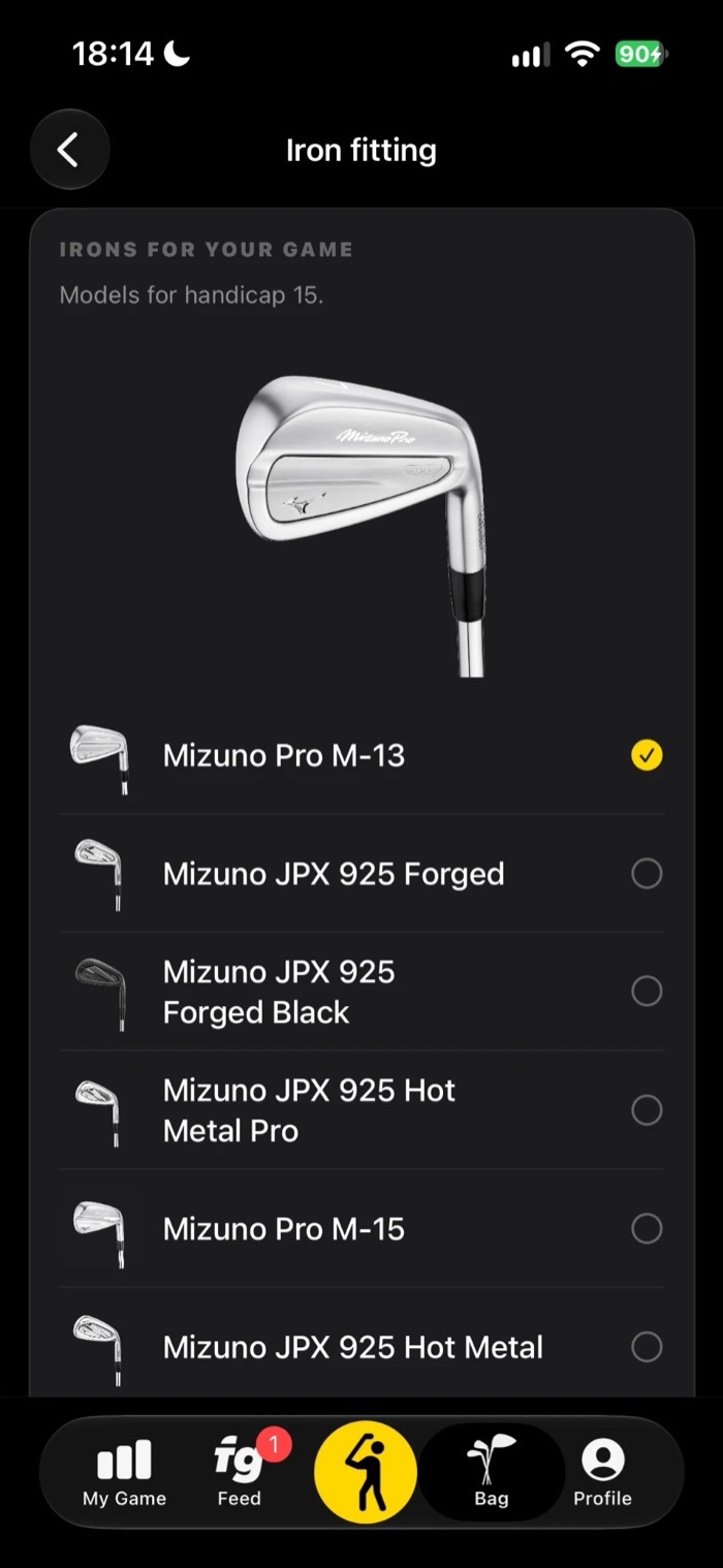 Irons for your game