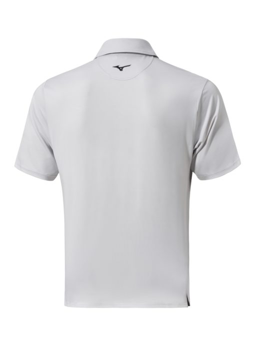 Mizuno Quick Dry Comp Polo Light Grey - Image 2