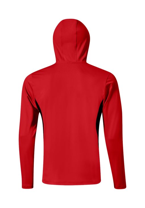 Mizuno G-Style Hoodie Red - Image 2