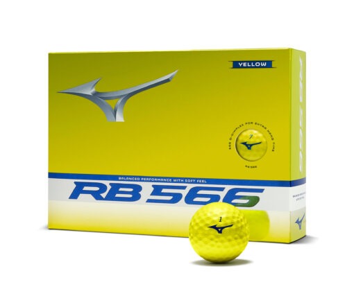 Mizuno RB566 Yellow  – 1 Dozen (12 golf balls) - Image 4