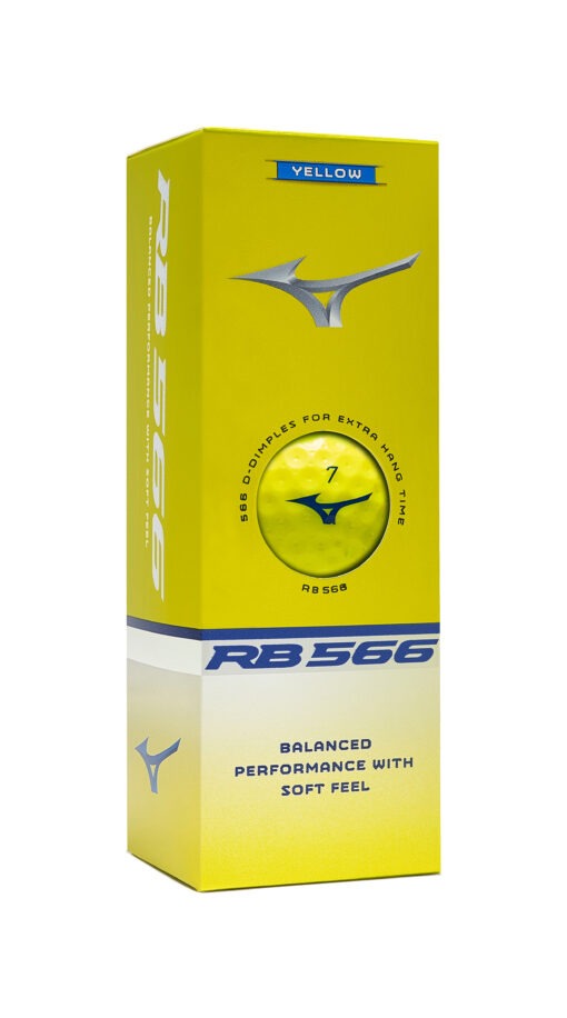 Mizuno RB566 Yellow  – 1 Dozen (12 golf balls) - Image 5