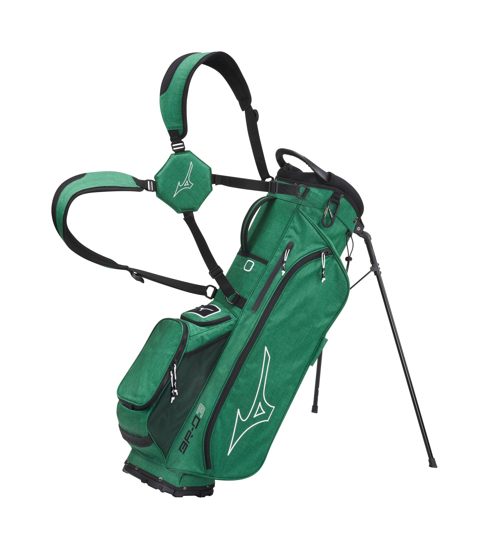 Mizuno BR-D3 Golf Stand Bag - Heathered Green
