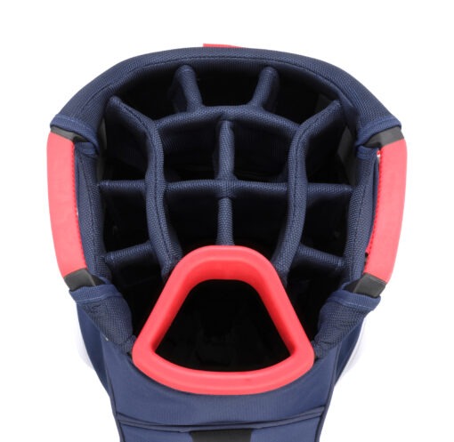 Mizuno BR-D4 Cart Bag Navy/Red - Image 3