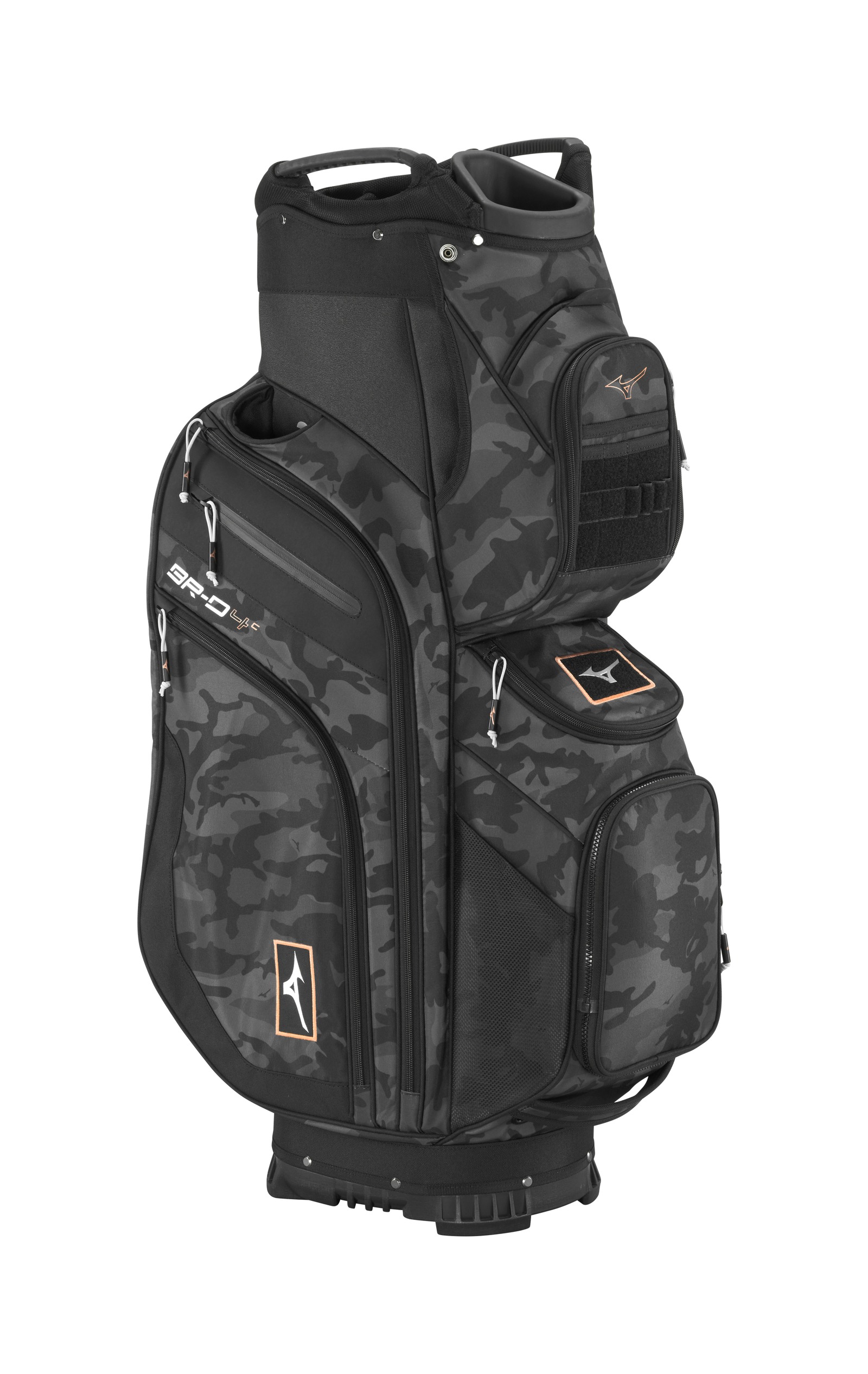 Mizuno BR-D4 Golf Cart Bag - Black Camo/Copper Mizuno BR-D4 Golf Cart Bag - Black Camo/Copper