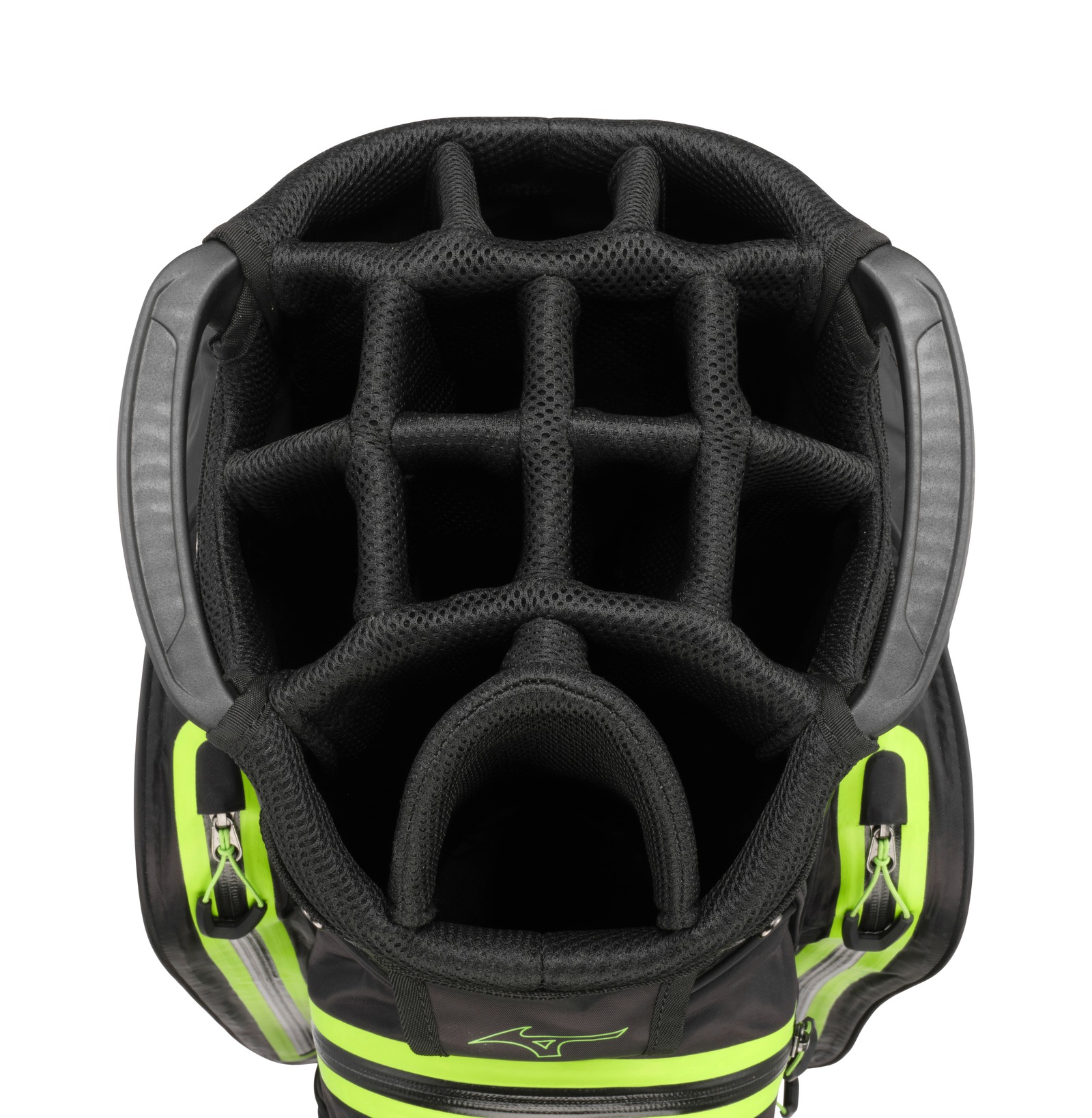 Mizuno BR-DRI Golf Cart Bag - Black/Green Mizuno BR-DRI Golf Cart Bag - Black/Green