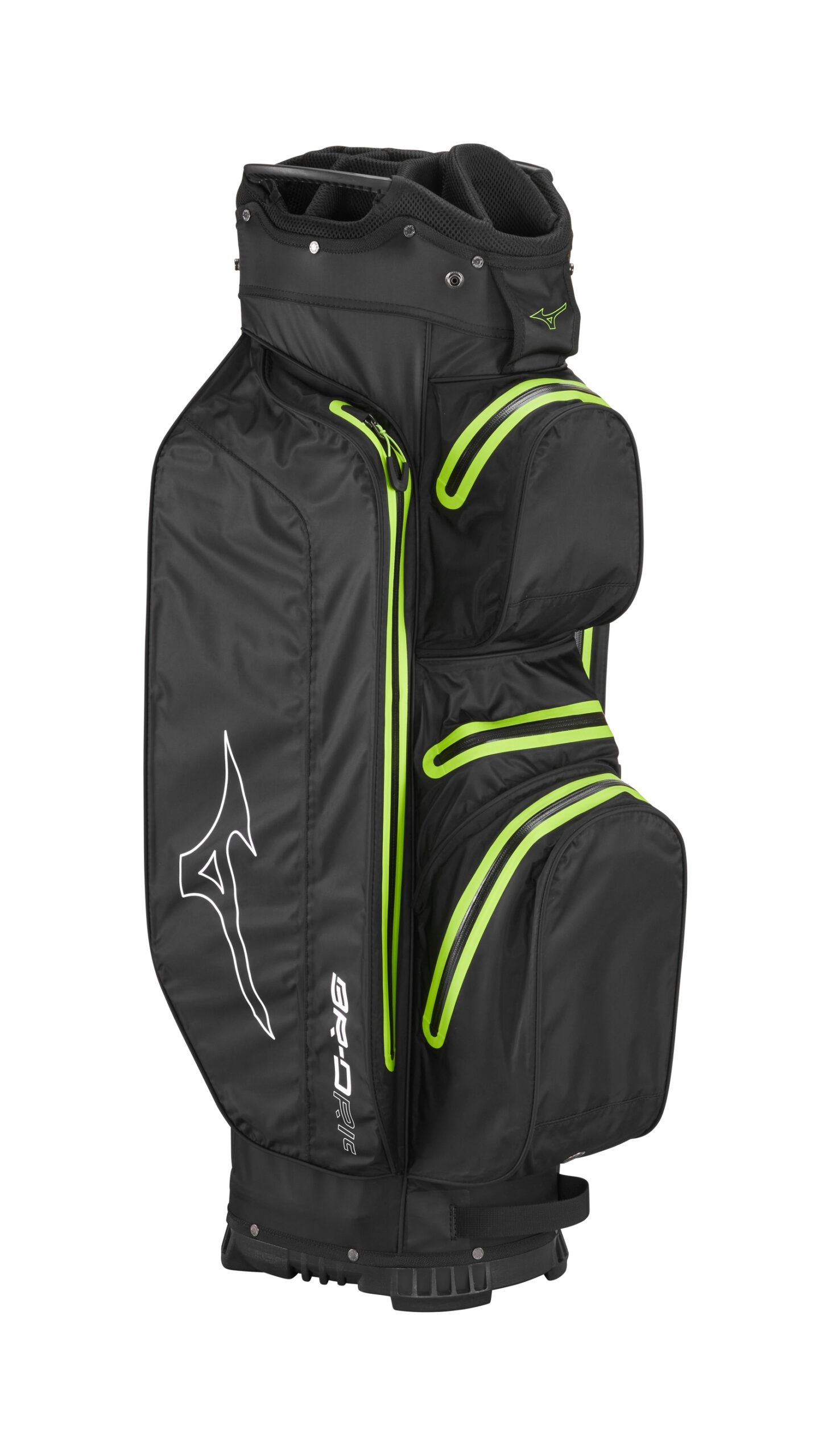 Mizuno BR-DRI Golf Cart Bag - Black/Green Mizuno BR-DRI Golf Cart Bag - Black/Green