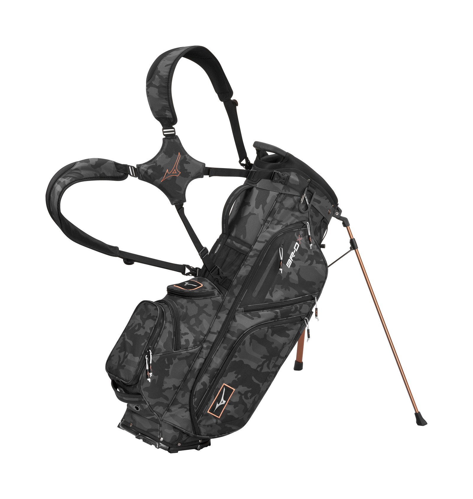 Mizuno BR-DX Stand Bag Black Camo/Copper – Mizuno Golf