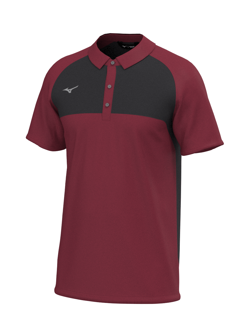 Mizuno Contrast Golf Polo Shirt - Navy Mizuno Contrast Golf Polo Shirt - Navy