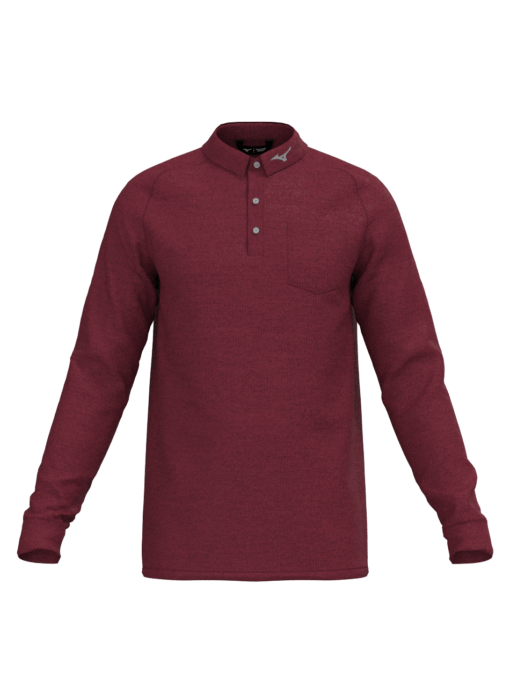 Mizuno Melange L/S Polo - Image 3