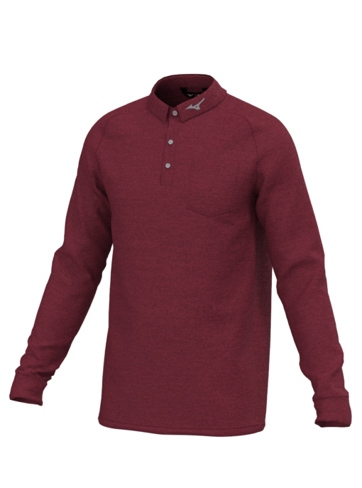 Mizuno Melange L/S Polo - Image 2