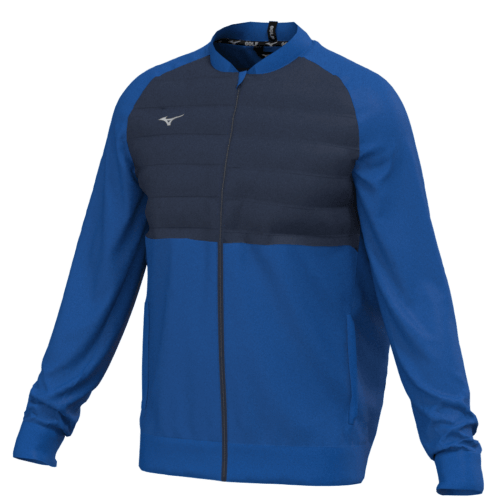 Mizuno Hybrid Bomber Golf Jacket - Blue Mizuno Hybrid Bomber Golf Jacket - Blue