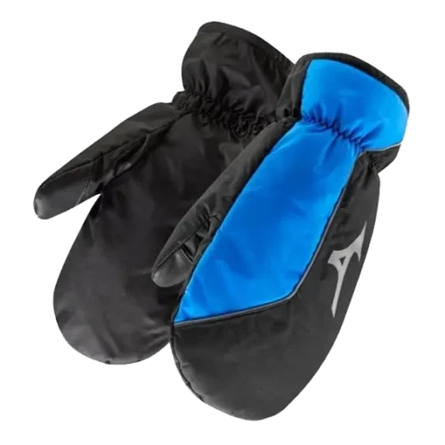 Mizuno Winter Golf Mittens - Black/Blue Mizuno Winter Golf Mittens - Black/Blue